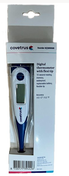  CVET, Digitalt Termometer, Ekstra Hurtigt & Fleksibel Spids